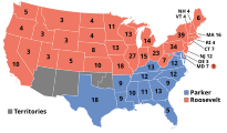 Results in 1904 ElectoralCollege1904.svg