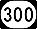 Delaware State Route 300 road sign