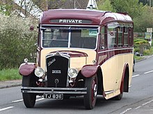 1933 Dennis Dart / Duple Entwhistle of Morecambe bus (TJ 836), 2006 HCVS London to Brighton run (1).jpg