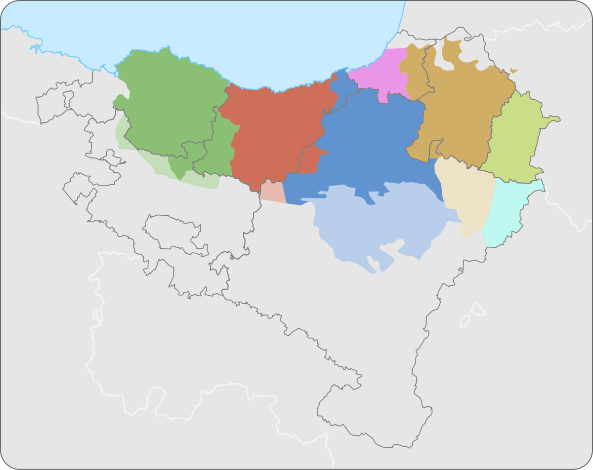 basque language map