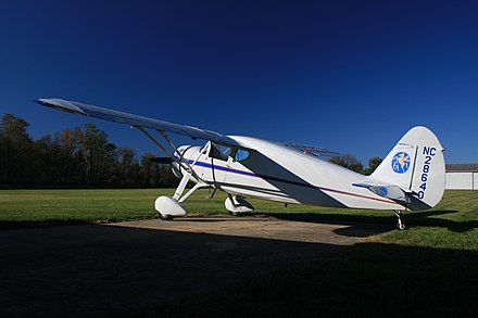 A Fairchild 24W-40 with a 165 hp Warner engine