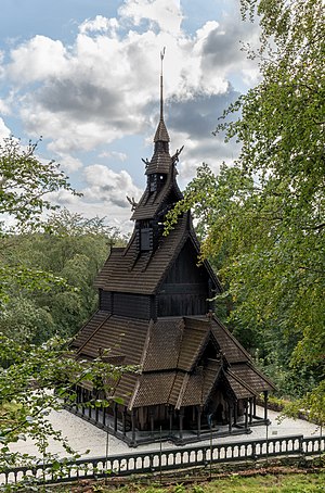 Fantoft Stave Church, Bergen, Norway