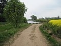 Footpath to Sprotbrough with the Upper Fish Pond visible