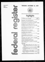 Gambar mini seharga Berkas:Federal Register 1977-12-15- Vol 42 Iss 241 (IA sim federal-register-find 1977-12-15 42 241).pdf