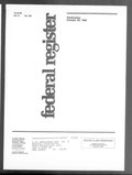 Thumbnail for File:Federal Register 1986-10-29- Vol 51 Iss 209 (IA sim federal-register-find 1986-10-29 51 209).pdf