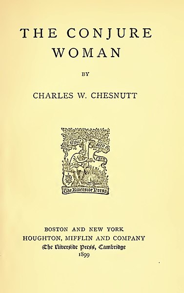 File:First Edition Title Page for The Conjure Woman.jpg