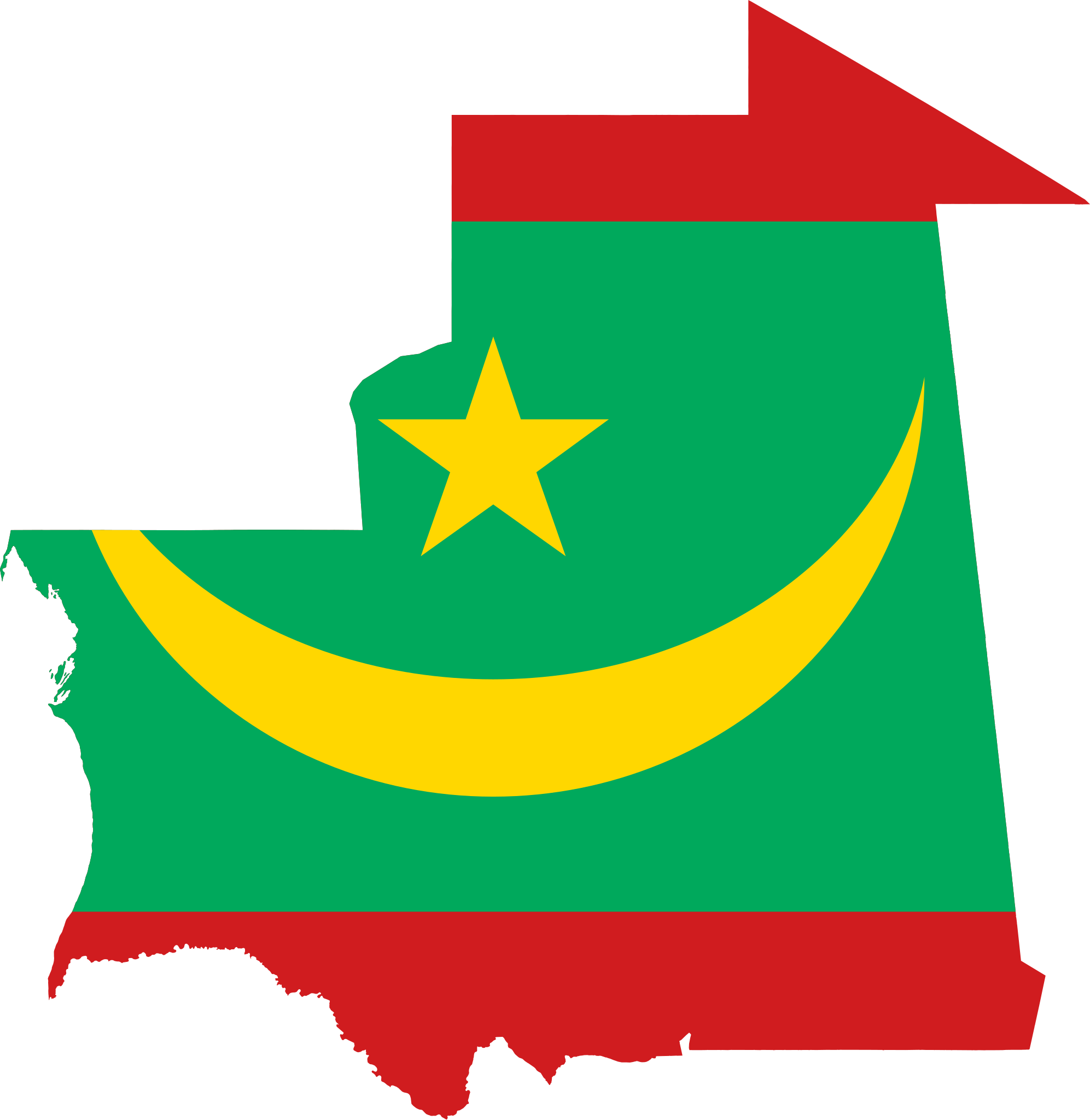 Drapeau Étoile De Mauritanie Drapeau Mauritanien En Forme D'étoile  République Islamique De Mauritanie Pays Bannière Nationale Icône Symbole  Vecteur Illustration Graphique À Plat Clip Art Libres De Droits, Svg,  Vecteurs Et Illustration.