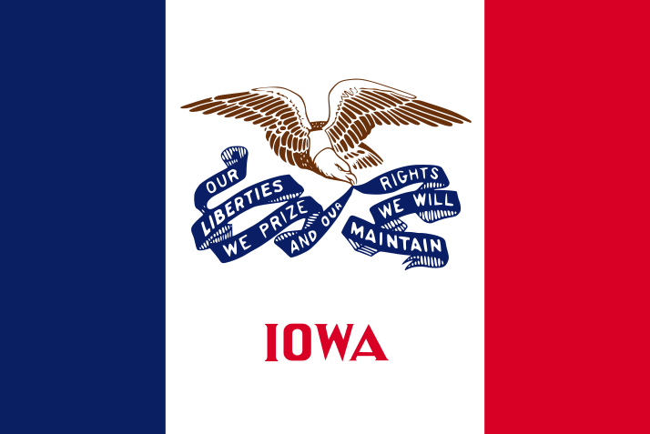 Dosiero:Flag of Iowa.svg