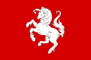 Sachsenross als Wappen der Region Twente (Twentse Ros)