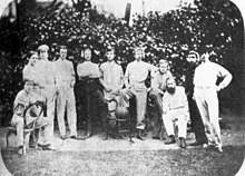 The only known photo of the team, taken in 1863 when the club was still known as Forest F.C. Forest fc team 1863.jpg