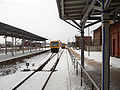 Bahnhof Bad Freienwalde mit Zügen der ODEG