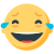 Color illustrations of .mw-parser-output .monospaced{font-family:monospace,monospace}U+1F602 😂 FACE WITH TEARS OF JOY from Twitter, Noto Emoji Project and Firefox OS