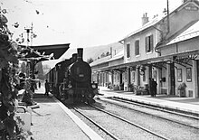 Divonne-les-Bains station in 1961