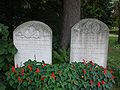 Old place of the Jacquin tombstones Alter Standort der Jacquin-Grabstein