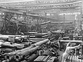 General scene in a busy howitzer barrel making shop at Coventry Ordnance Works in 1918. Q30124.jpg