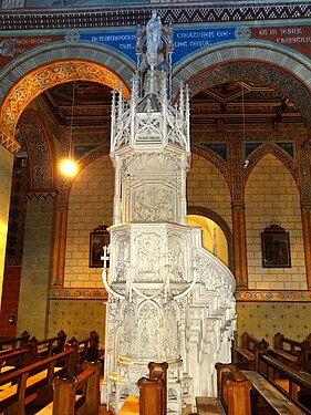 Stone pulpit