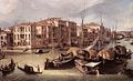 Giovanni Antonio Canal, il Canaletto - Grand Canal - Looking North-East toward the Rialto Bridge (detail) - WGA03857.jpg