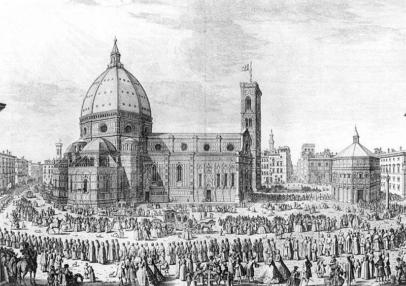 This is What Florence Cathedral Looked Like  in 1754 