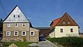 Residential stable of a three-sided courtyard