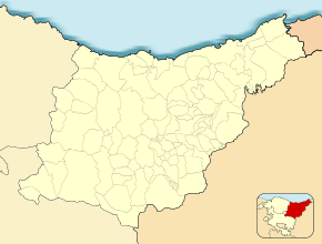 Beasáin ubicada en Guipúzcoa