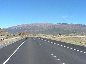 Hawaii State Route 200 featuring Mauna Kea