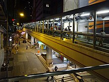 HK Central footbridge night 閣麟街 Cochrane Street May 2016 DSC.jpg