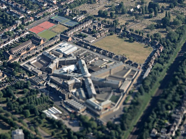 HM Prison Wandsworth from the air