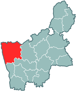 Location of Grodņas rajons
