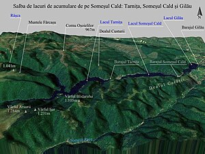 Reprezentare 3D pentru Someșul Cald