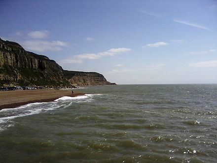 East Cliff at Hastings