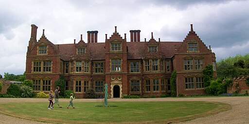 Haughley Hall, Suffolk, with glass sculpture (geograph 2580612)