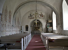 View of the interior towards the choir Hemse kyrka, Gotland (6189124447).jpg