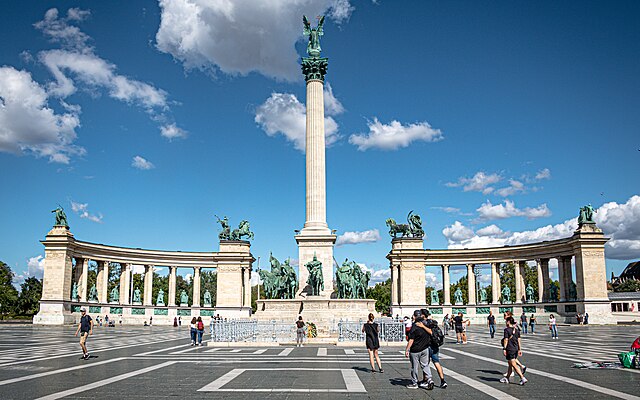 Image: Heroes Square Budapest, Hungary
