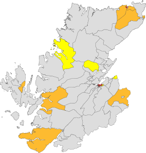 Highland Dewan pemilu, 2003.svg