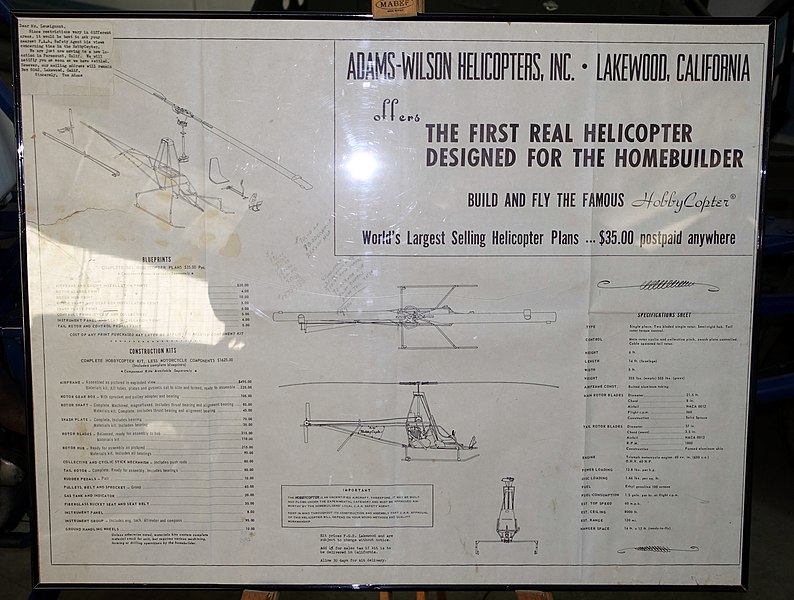 File:HobbyCopter poster, Adam-Wilson Helicopters, Inc., Lakewood, California - Oregon Air and Space Museum - Eugene, Oregon - DSC09714.jpg