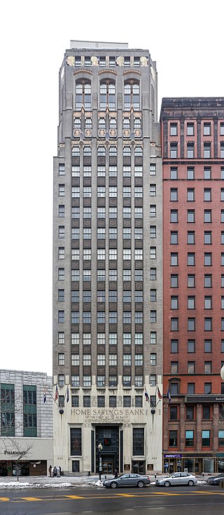 <span class="mw-page-title-main">Home Savings Bank Building</span> Historic commercial building in New York, United States