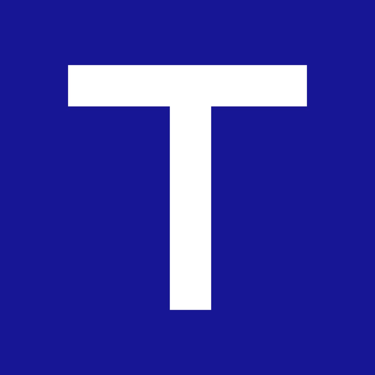 Значок буква т. Буква t. Аватарка с буквой т. Логотип с буквой т. Буква т на синем фоне.