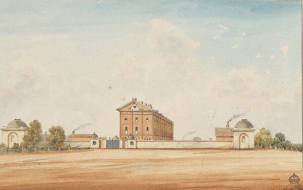 Hyde Park Barracks in the 1840s