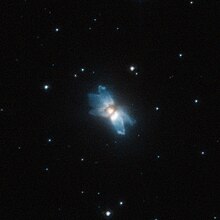 IRAS 19024+0044 is a protoplanetary nebula in Aquila. IRAS 19024+0044.jpg