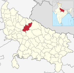 Vị trí của Huyện Shahjahanpur