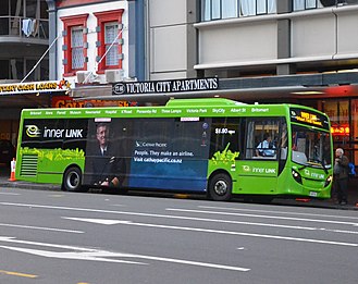 A new Inner Link bus in Auckland Inner Link bus in Auckland (7187516196).jpg