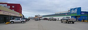 Hovedgaten i Inuvik