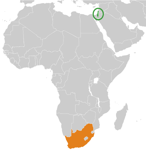 Israel-South Africa Locator.svg