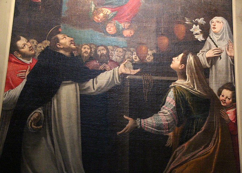 File:Jacopo vignali (attr.), madonna col santi, angeli e fedeli, 03.JPG