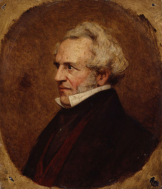 James Silk Buckingham led the campaign for public libraries in the mid-19th century. James Silk Buckingham by Clara S. Lane.jpg