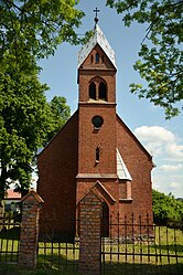 Ehemalige evangelische Kirche und heutige römisch-katholische Kirche in Jeziorany (Seeburg)