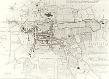 Map of Lichfield in 1781 John Snape Lichfield Plan.jpg