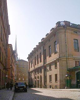 Källargränd street in Gamla stan, Stockholm, Sweden