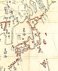 Star zemljevid Japonske