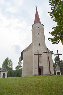 Kalvária kostol - Kláštor pod Znievom.JPG